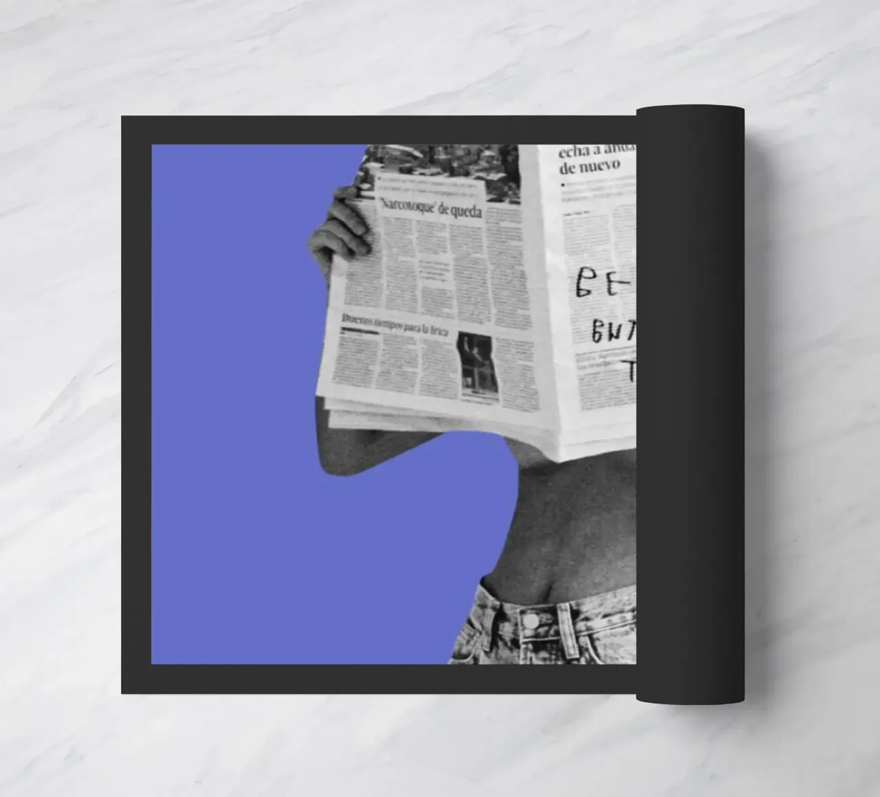 BE YOURSELF doormat by SMRT STUDIO