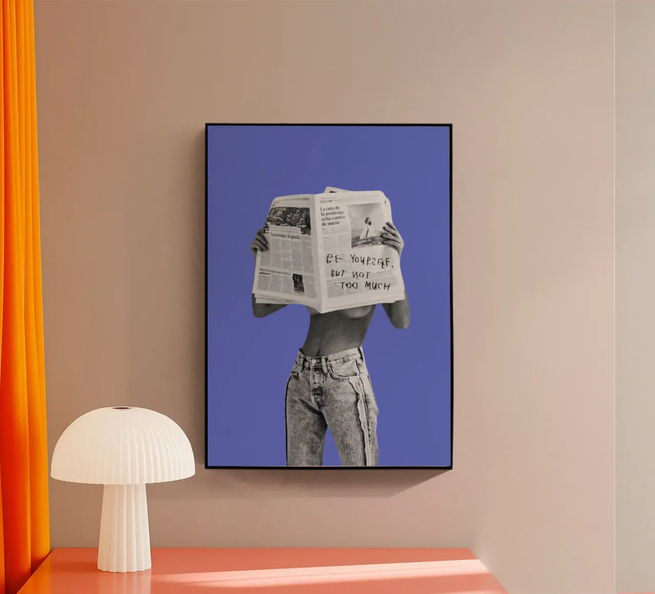 BE YOURSELF acrylic glass by Einfach Uebel