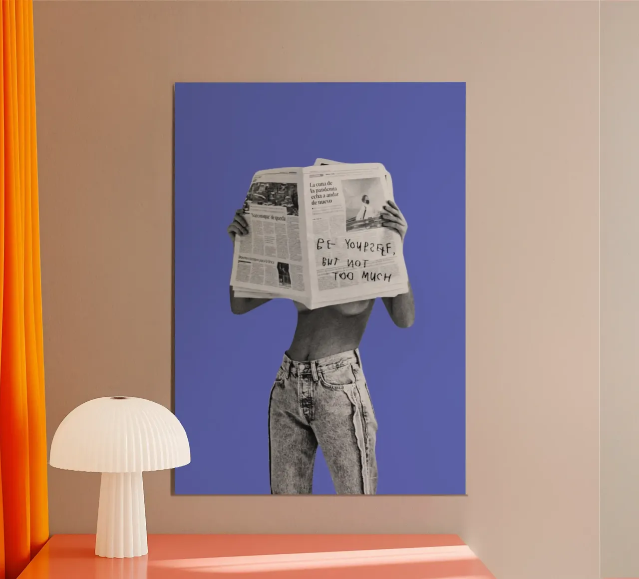 BE YOURSELF poster da Einfach Uebel