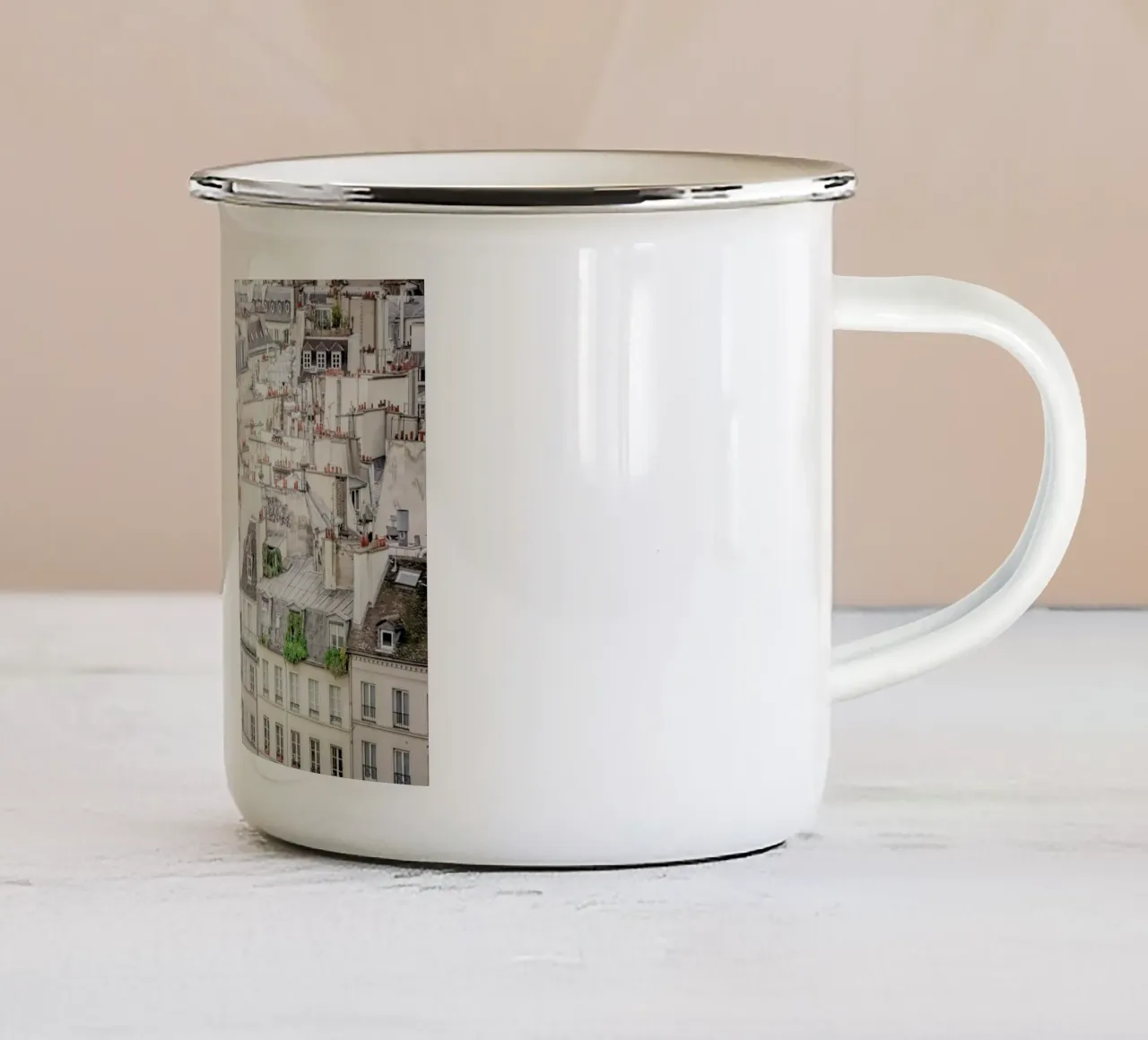 Roof Tops In Paris tazza in smalto da Magdalena Martin Photography