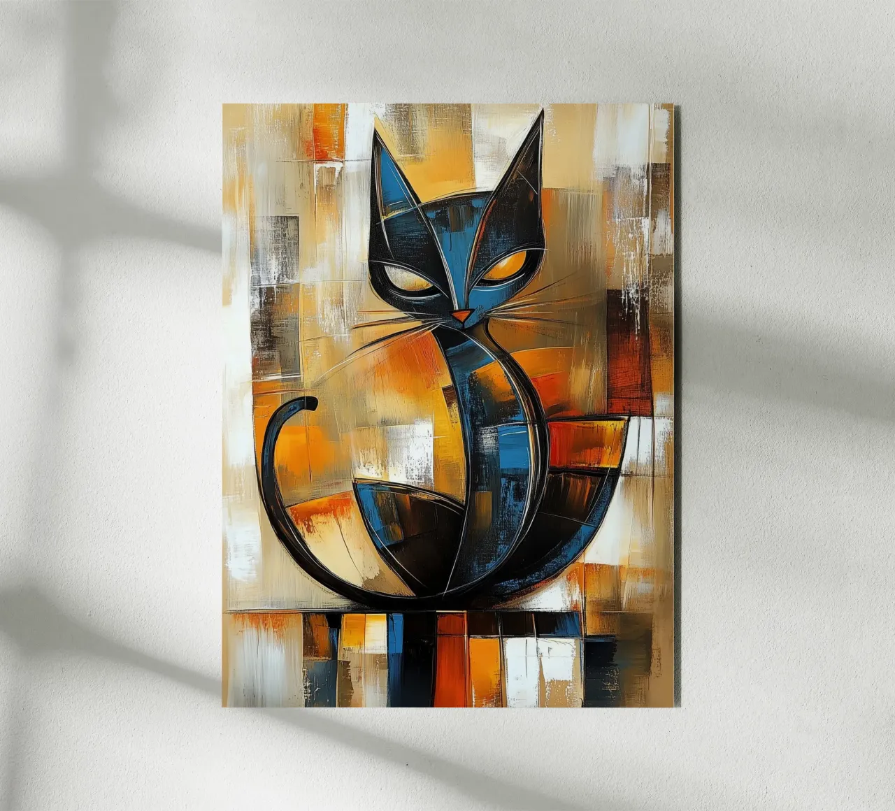 Abstract cat alu-dibond by Imagine
