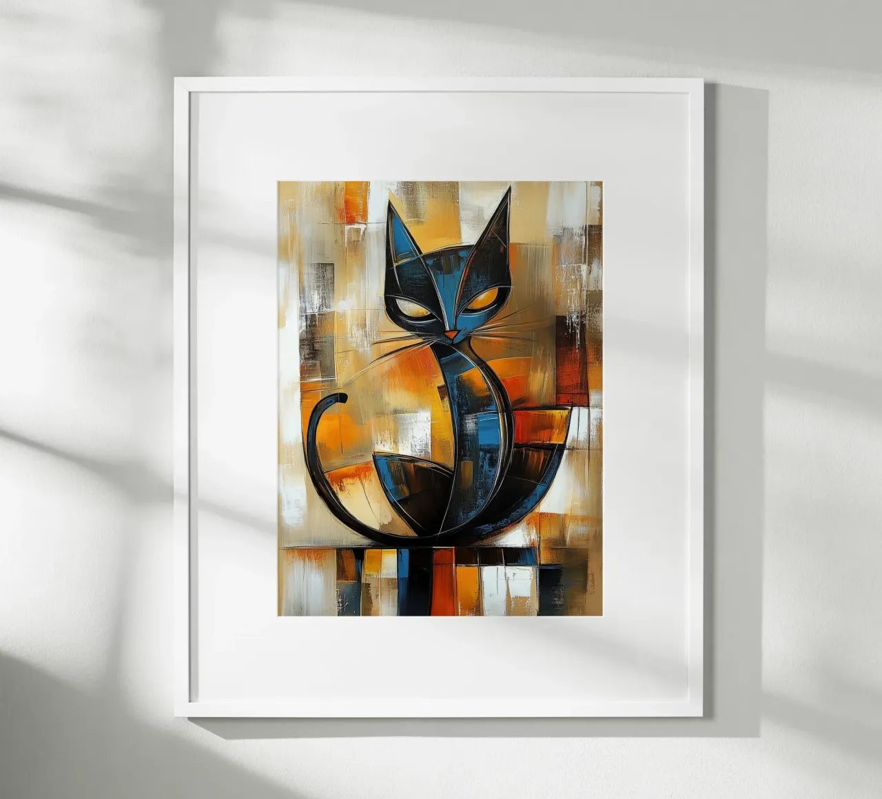 Abstract cat hahnemühle by Imagine