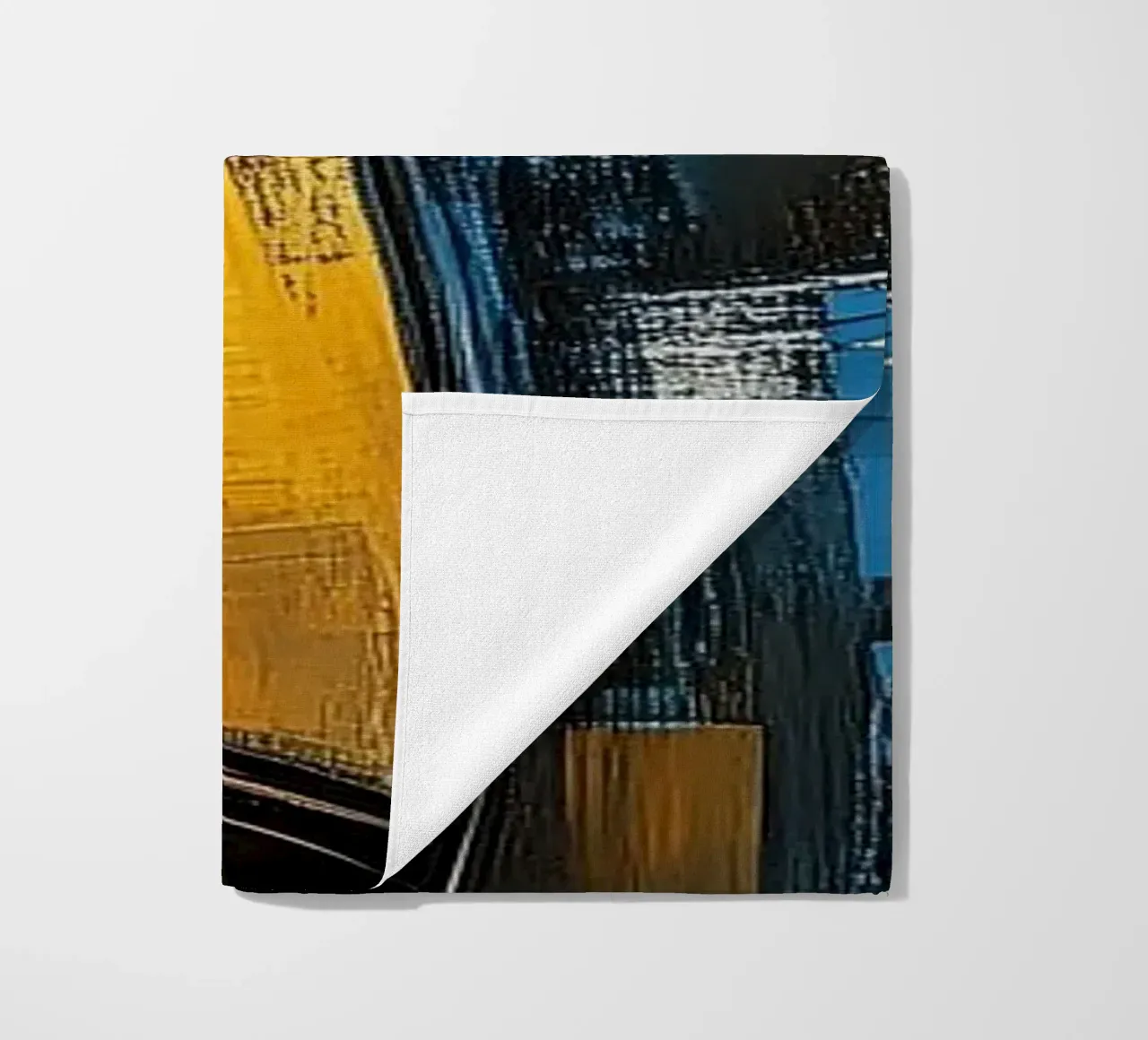 Abstract cat beach towel by Imagine