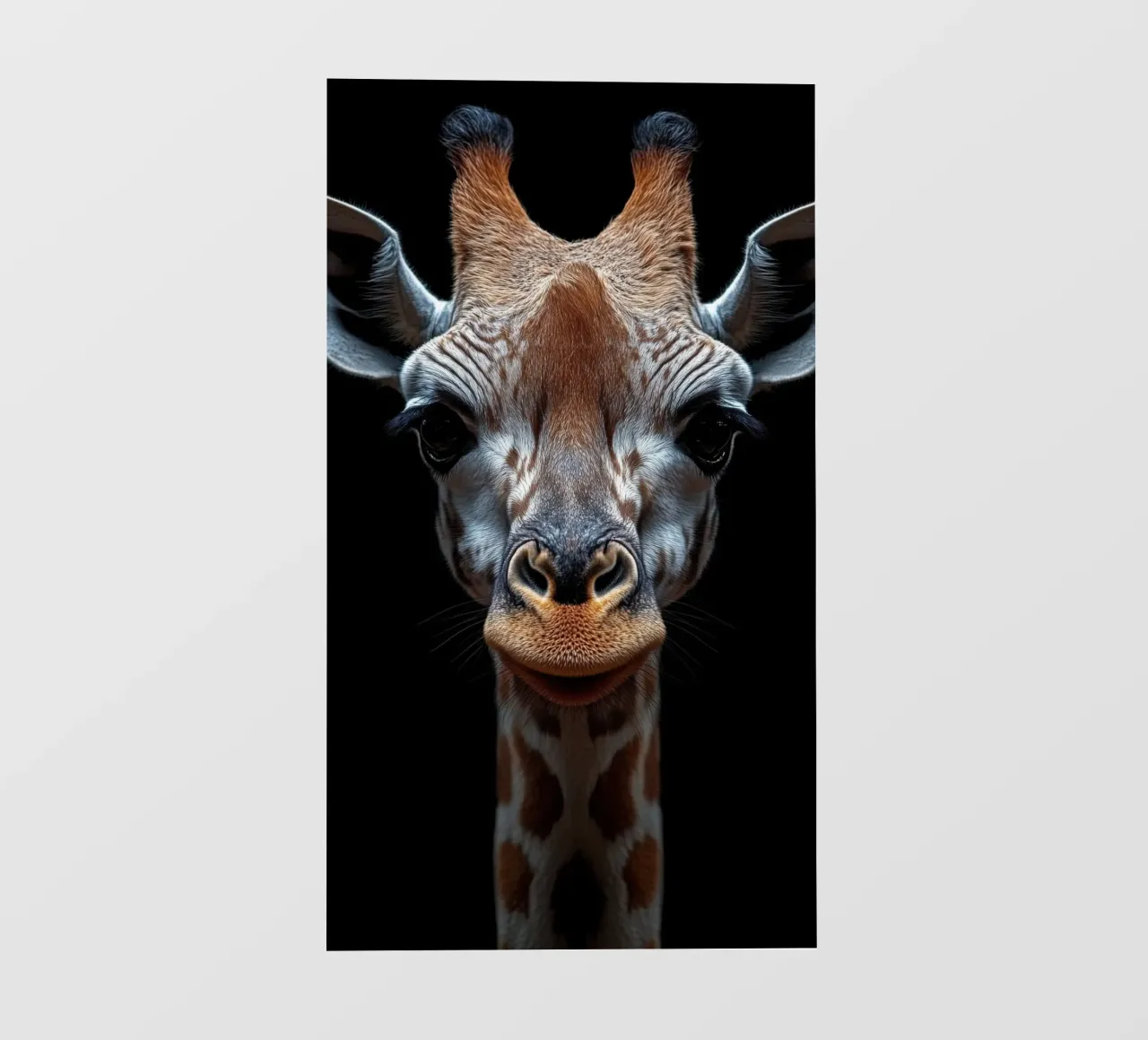 Giraffa pellicola backlit da Imagine