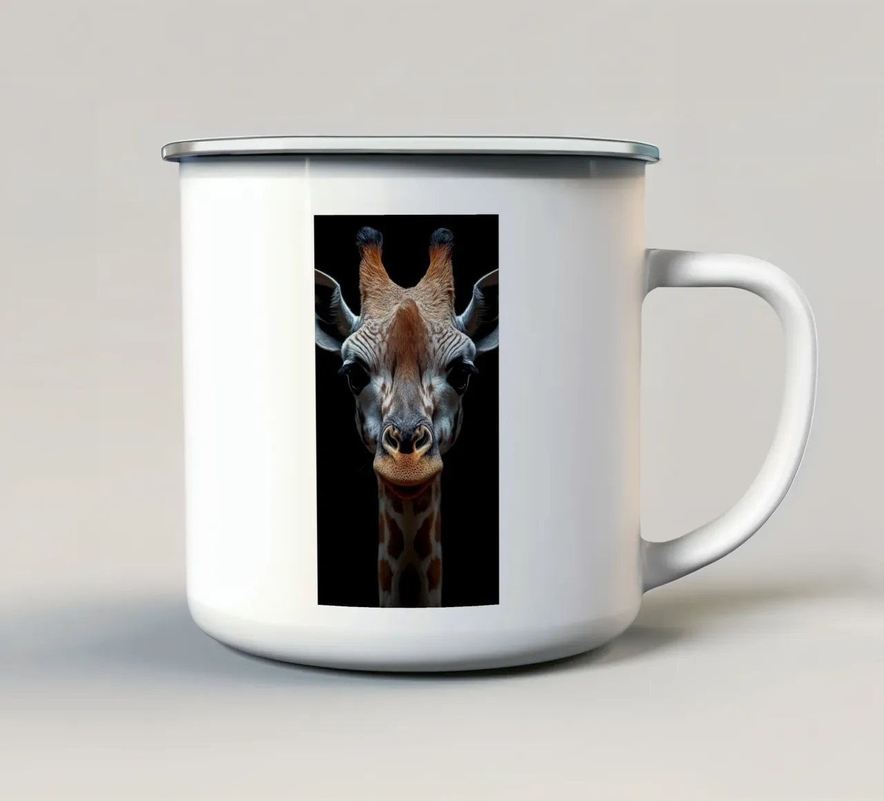 Giraffa tazza in smalto da Imagine