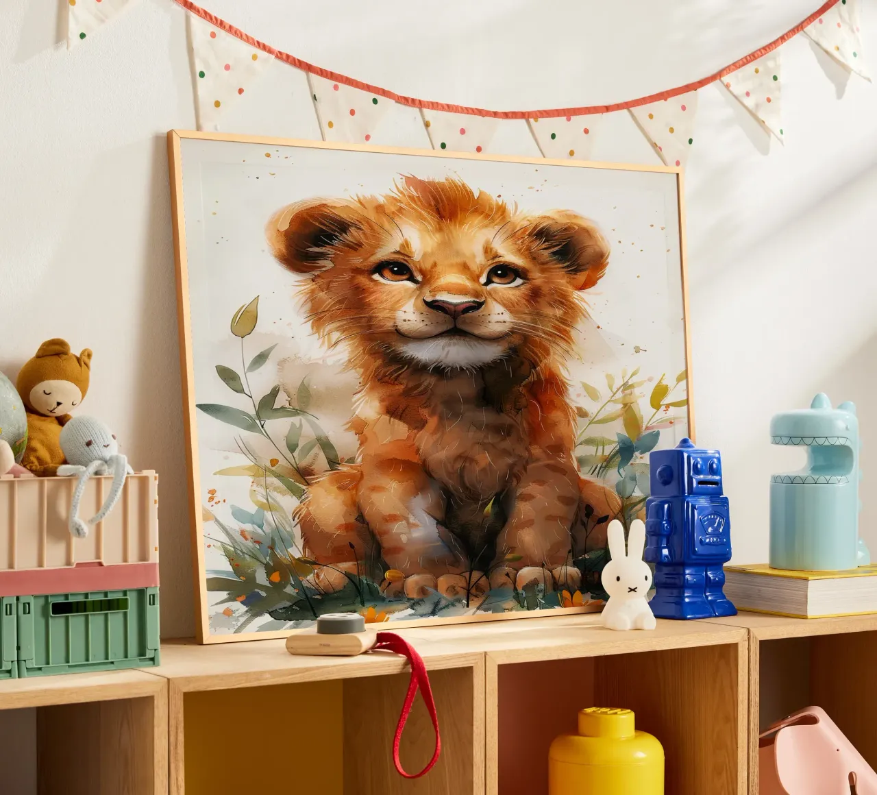 Baby Lion hahnemühle by Mateo