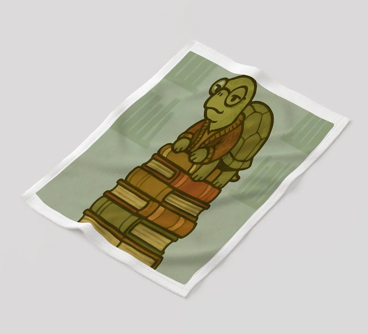Funny Old Turtle Meme fleece blanket by Funny Humor Art