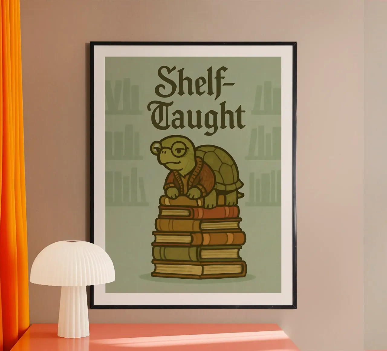 Funny Old Turtle Meme poster by Funny Humor Art