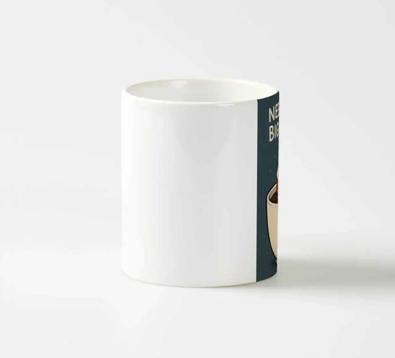 Meme divertente sullo squalo tazza in ceramica da Funny Humor Art