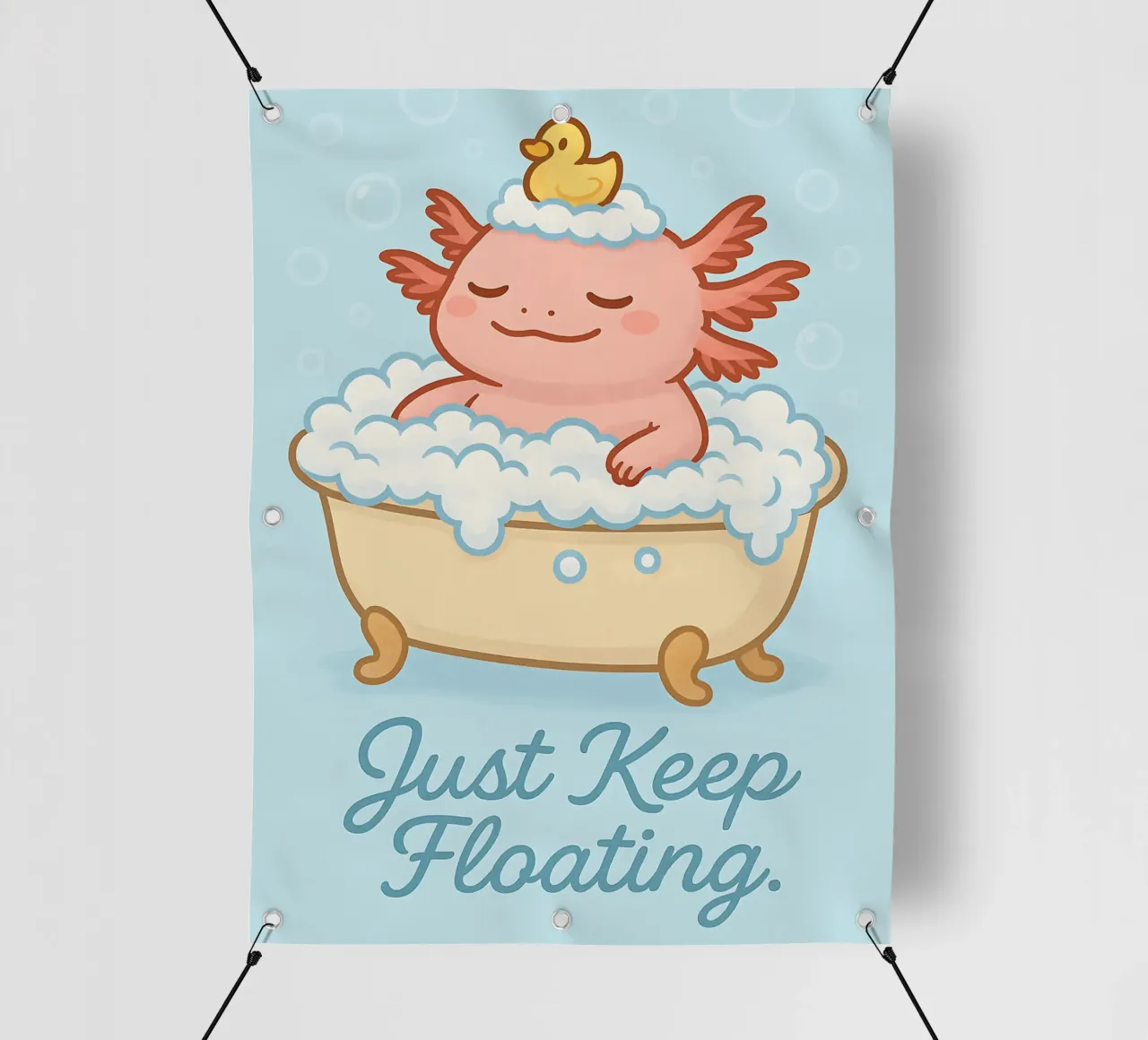 Funny Axolotl Meme telo in pvc da Funny Humor Art