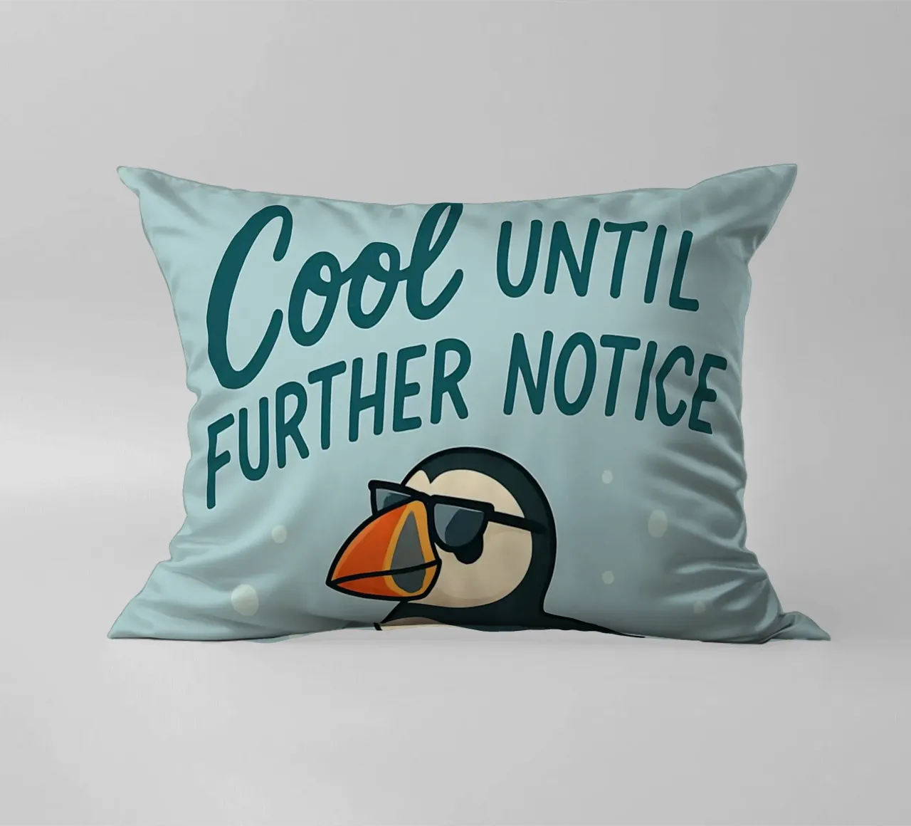 Funny Puffin Meme cuscino da Funny Humor Art