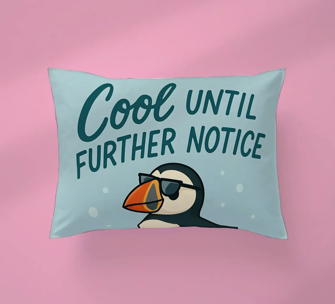 Funny Puffin Meme cuscino da Funny Humor Art