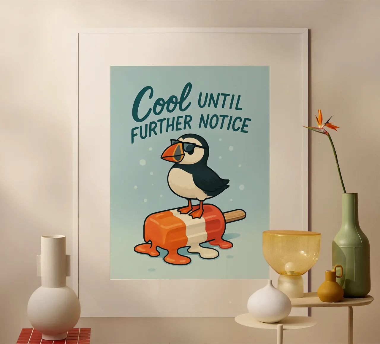 Funny Puffin Meme carta hahnemühle da Funny Humor Art