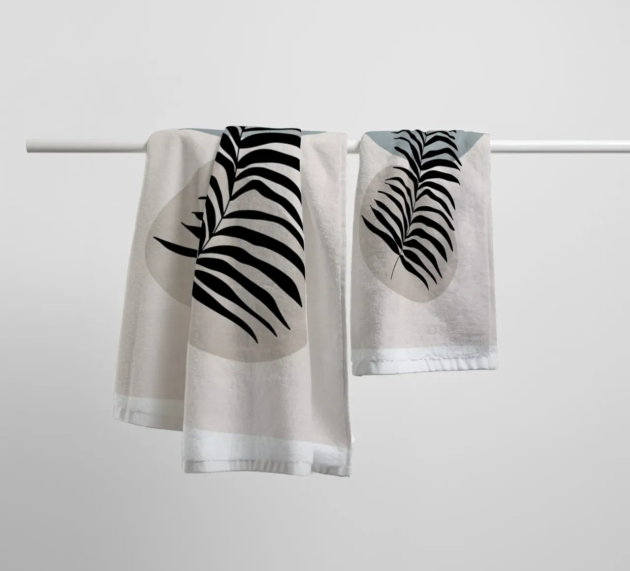 Stone Reed towel by Pure