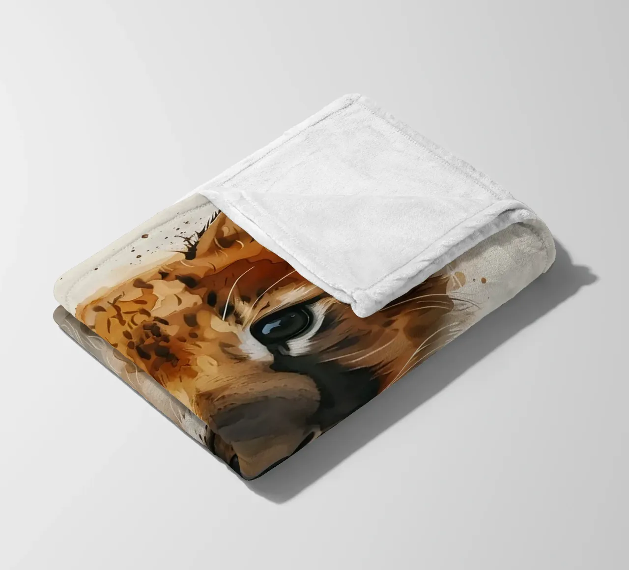 Baby Lion 2 fleece blanket by Mateo