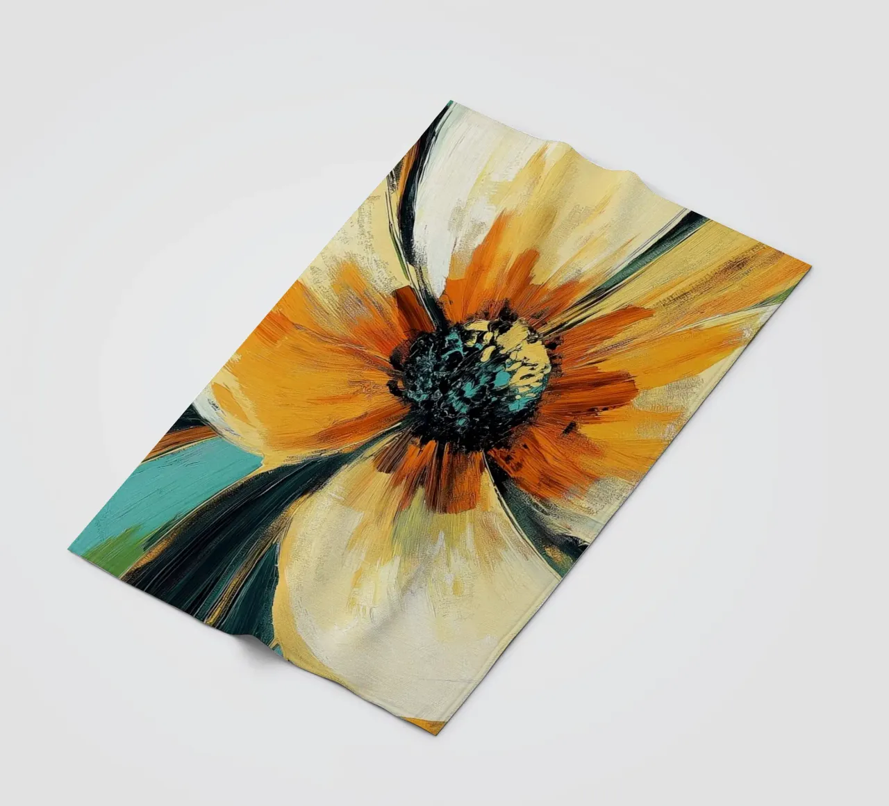 Fiore coperta in pile da Imagine