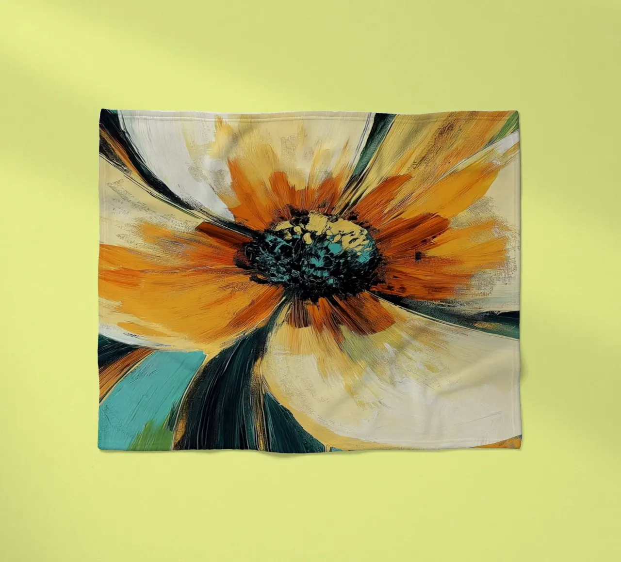 Fiore coperta in pile da Imagine