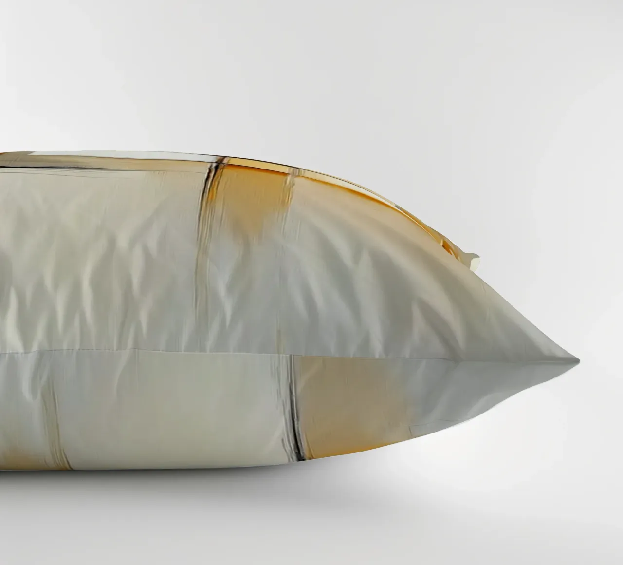 Forme astratte in marrone e crema cuscino da Imagine