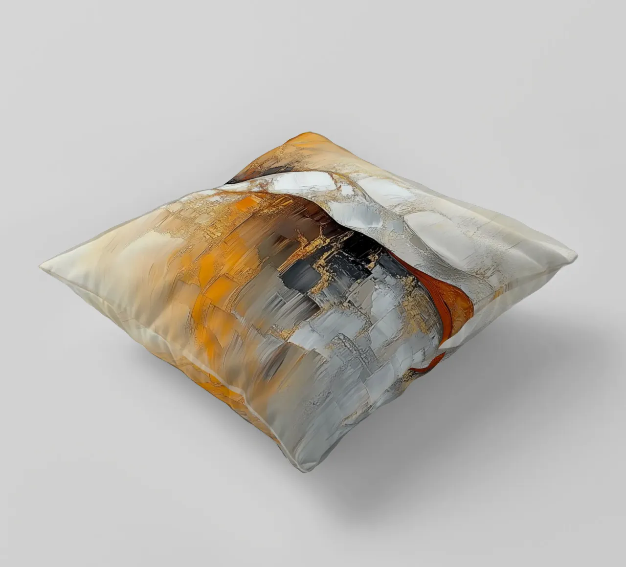 Organic abstract decorative cushion by Imagine