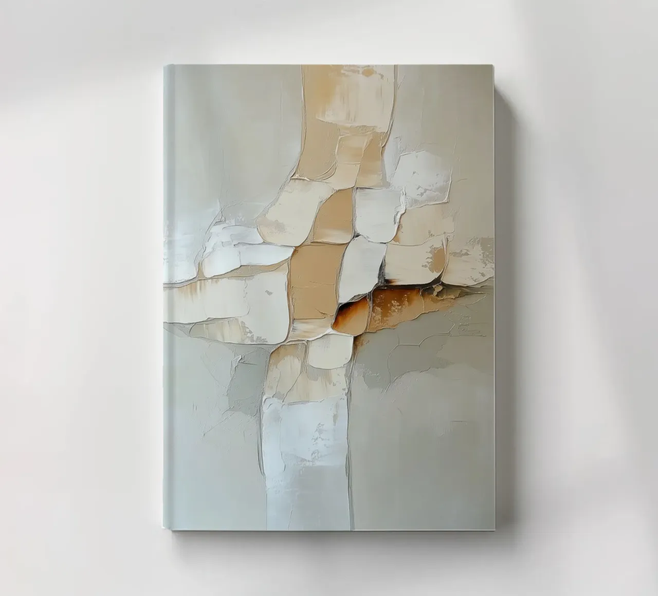 Creme abstract notebook by Imagine