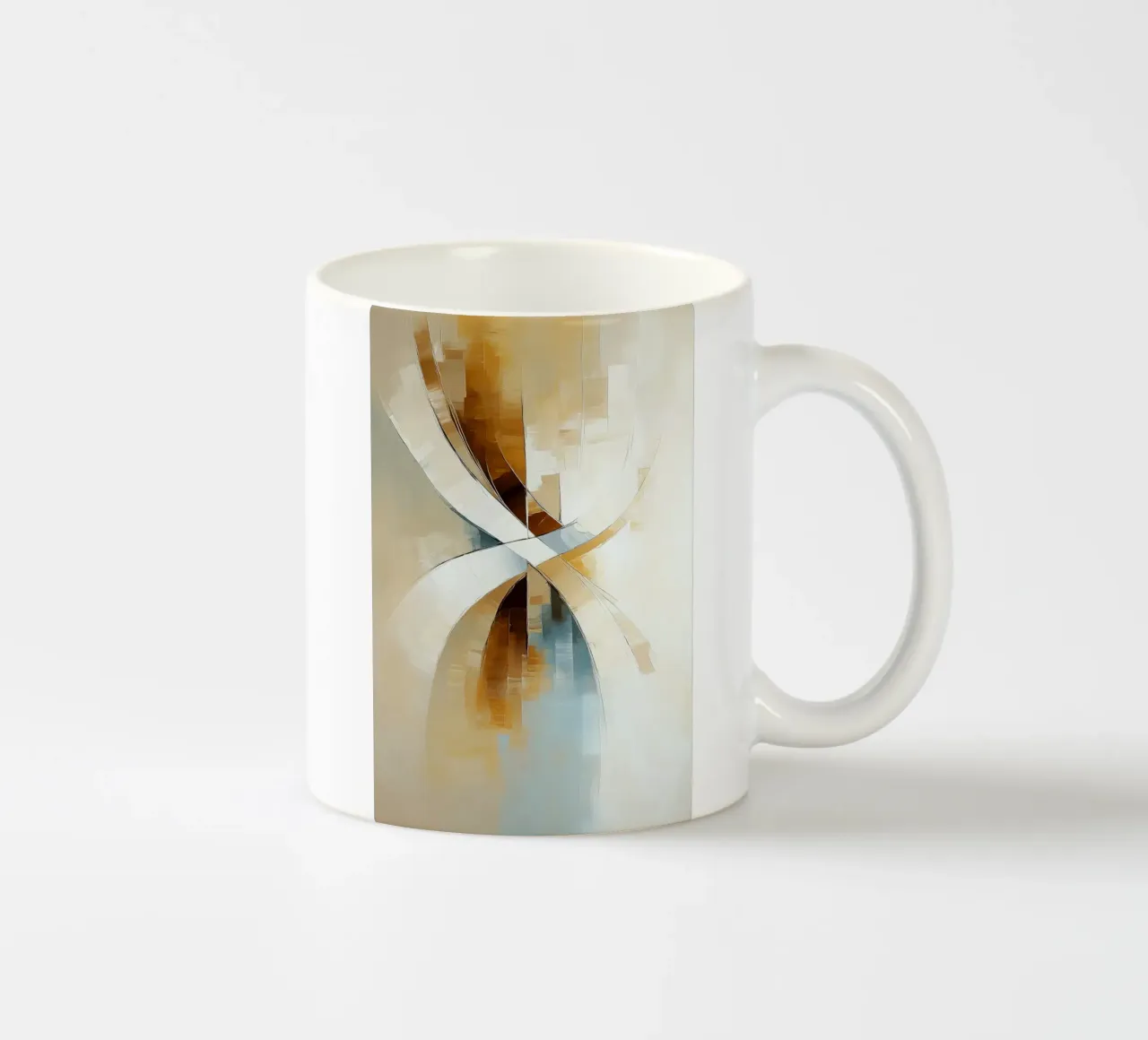 Organic art ceramic mug by Imagine