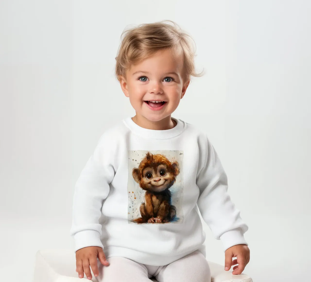 Baby Monkey felpa neonato da Mateo
