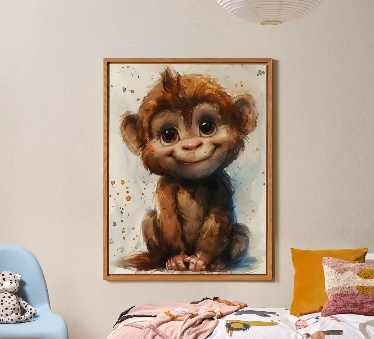 Baby Monkey alluminio dibond da Mateo