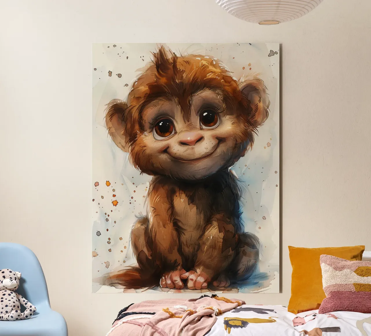 Baby Monkey alluminio dibond da Mateo