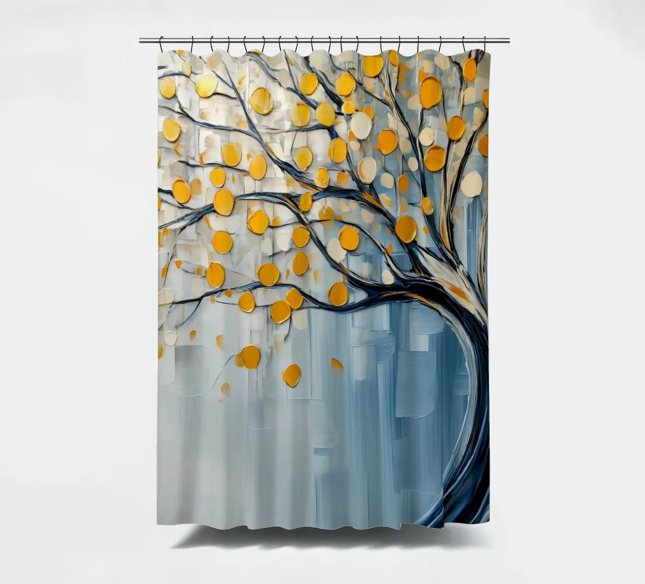 Boom abstract shower curtain by Imagine