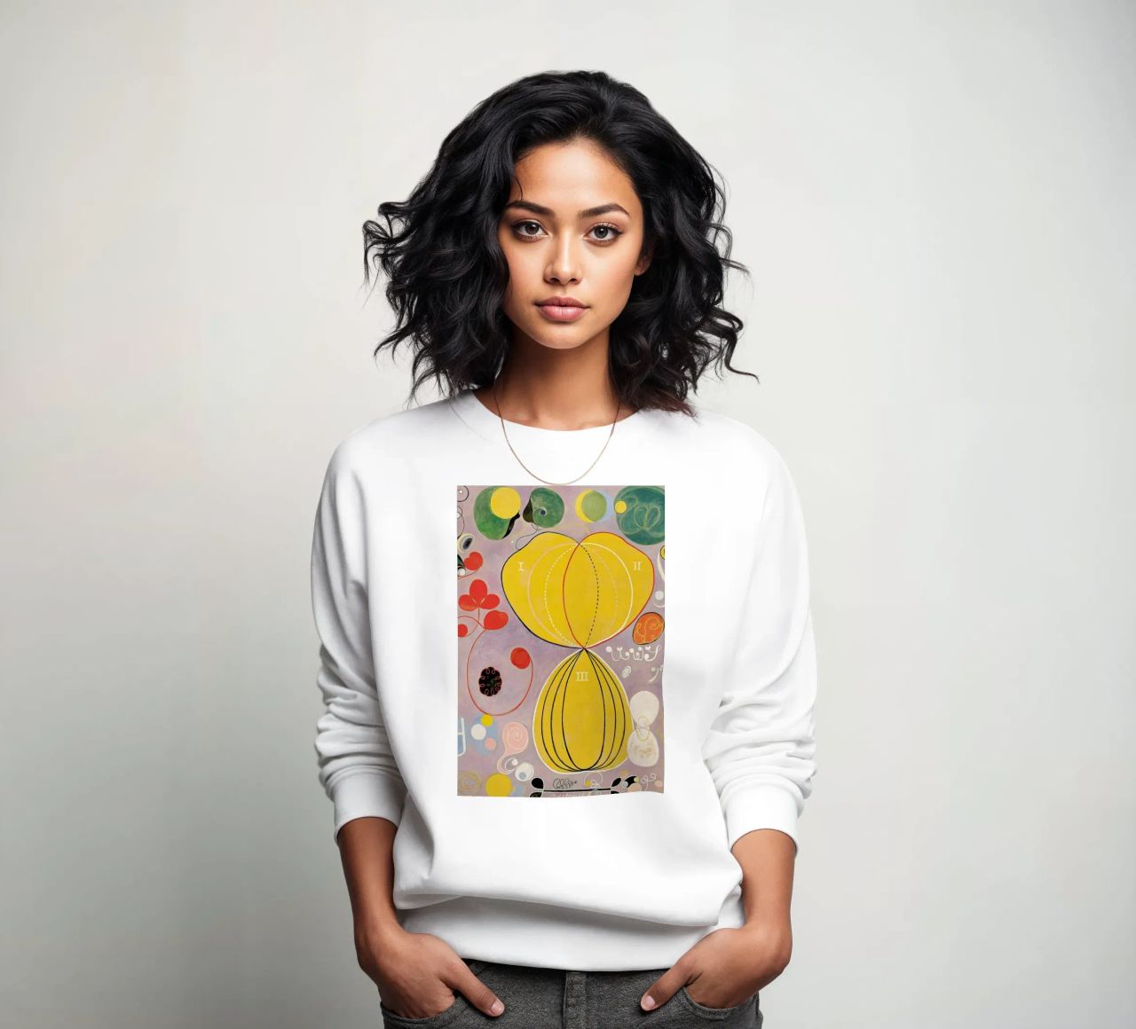 Hilma af Klint - The Ten Largest, No. 7 III sweat de Vintage by JUNIQE