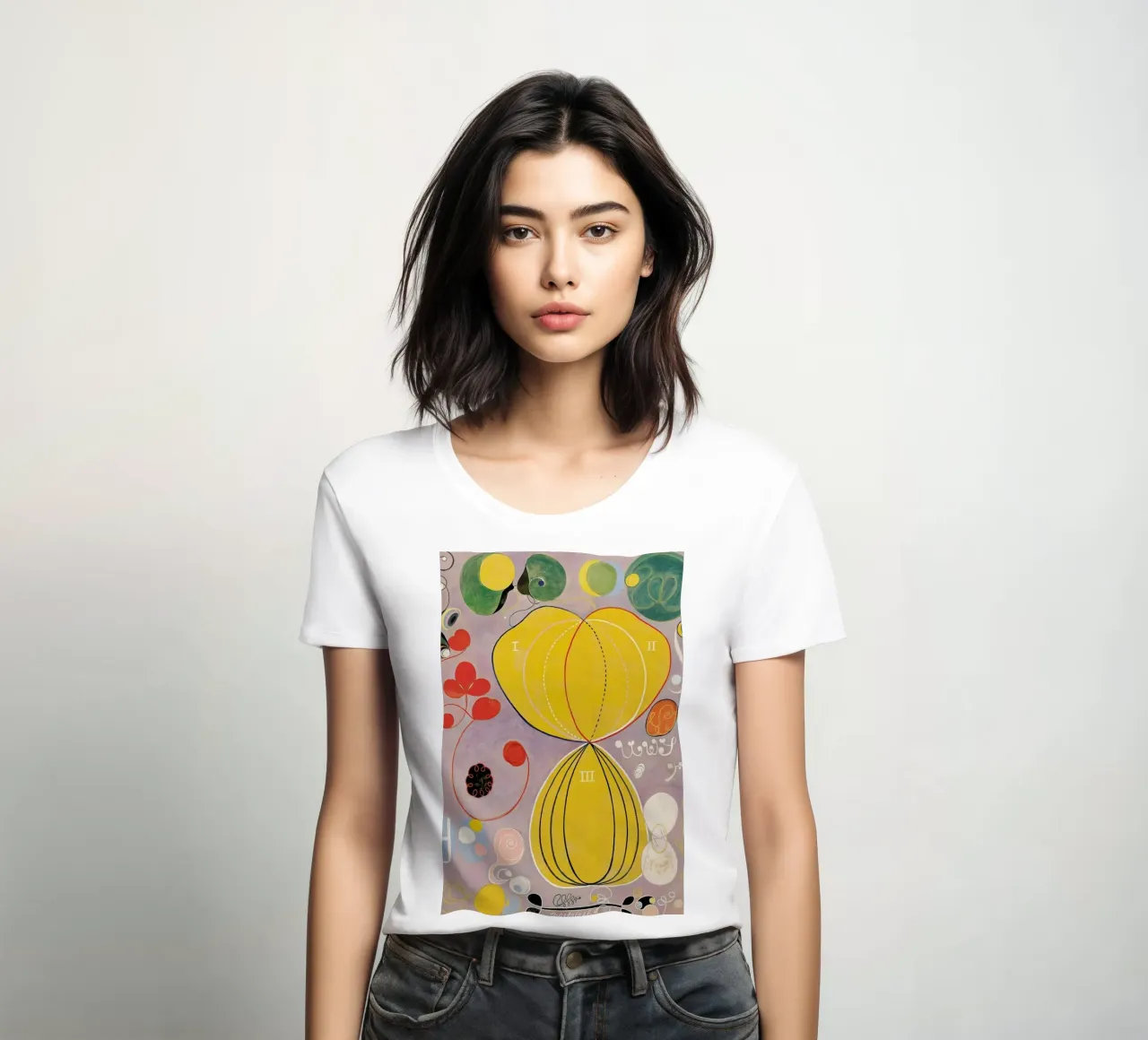 Hilma af Klint - The Ten Largest, No. 7 III t-shirt da donna da Vintage by JUNIQE