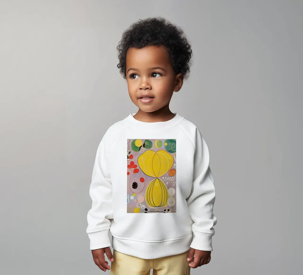 Hilma af Klint - The Ten Largest, No. 7 III baby sweatshirt van Vintage by JUNIQE