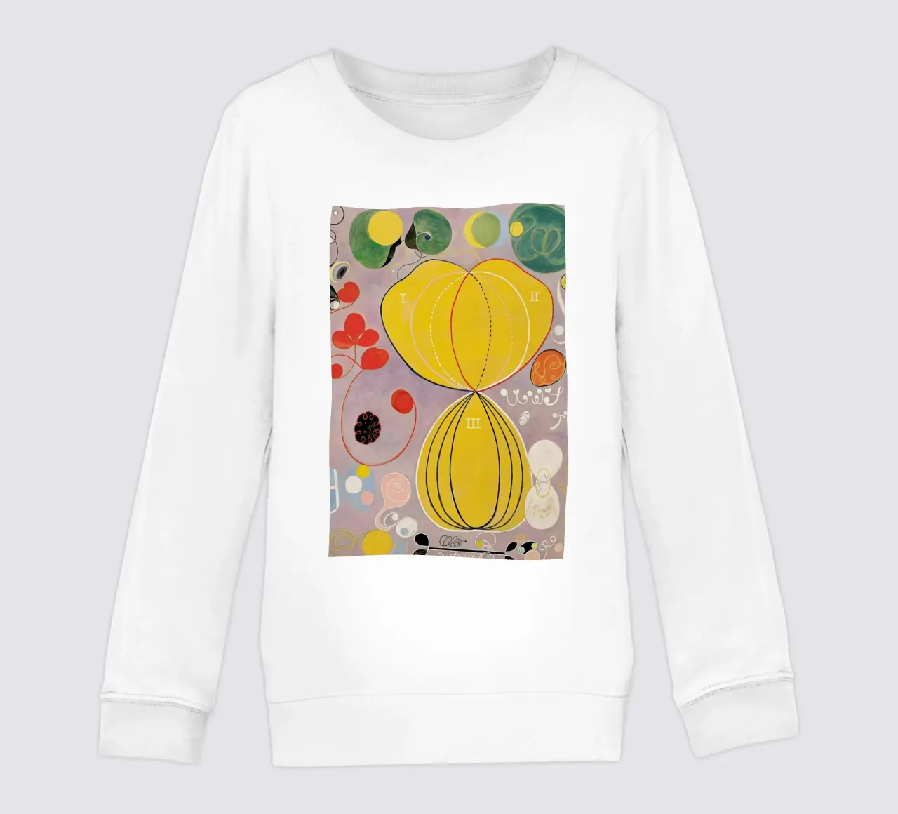 Hilma af Klint - The Ten Largest, No. 7 III felpa bambino da Vintage by JUNIQE