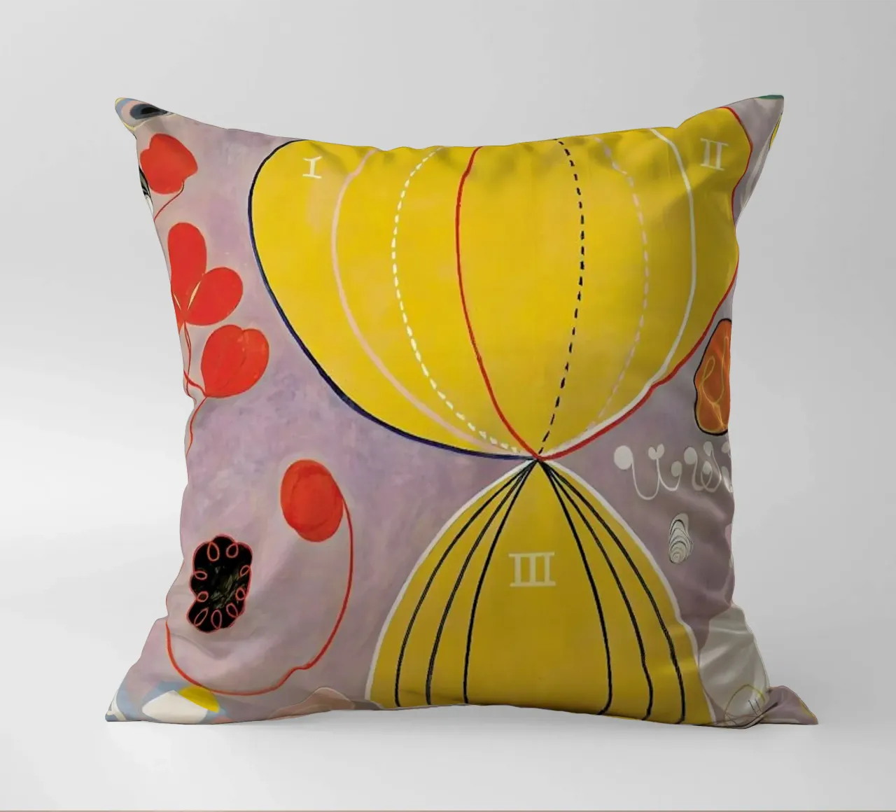 Hilma af Klint - The Ten Largest, No. 7 III cuscino da Vintage by JUNIQE