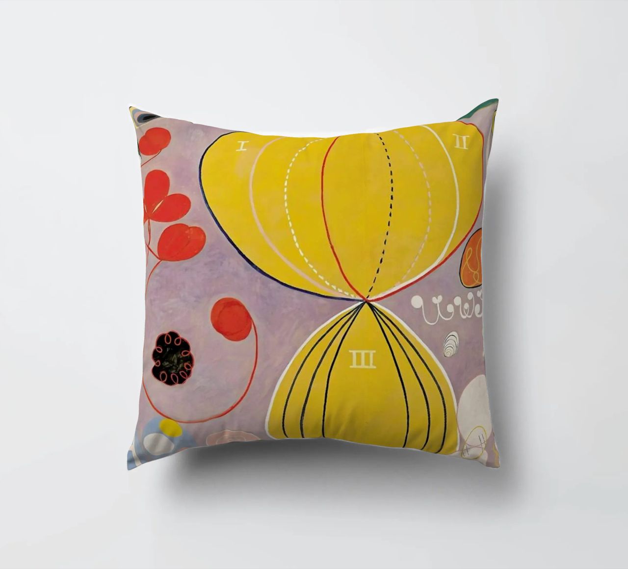 Hilma af Klint - The Ten Largest, No. 7 III cuscino da Vintage by JUNIQE