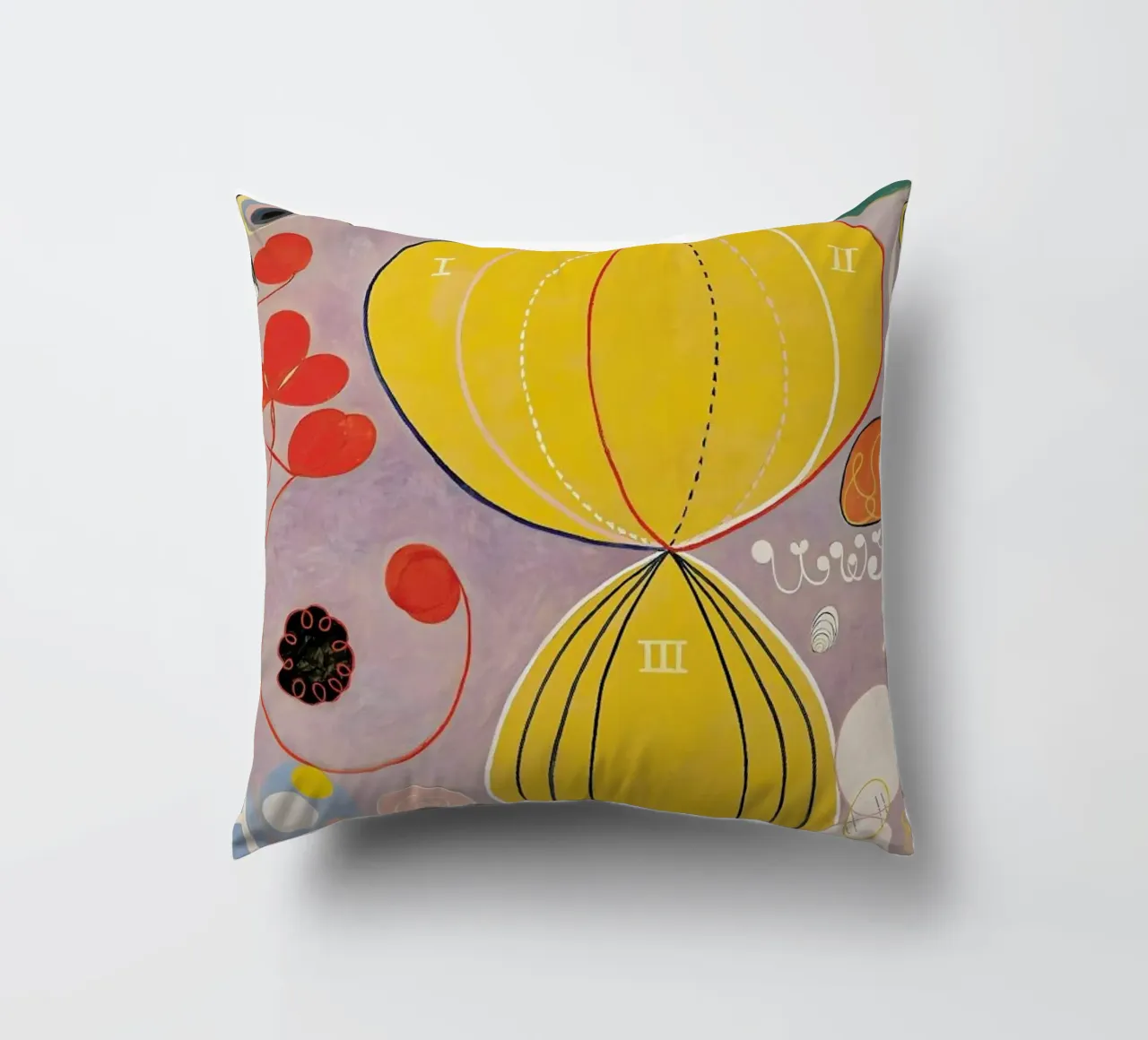 Hilma af Klint - The Ten Largest, No. 7 III cuscino da Vintage by JUNIQE