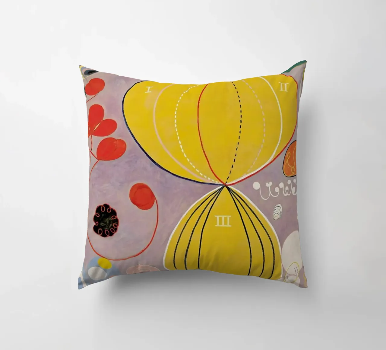 Hilma af Klint - The Ten Largest, No. 7 III cuscino da Vintage by JUNIQE