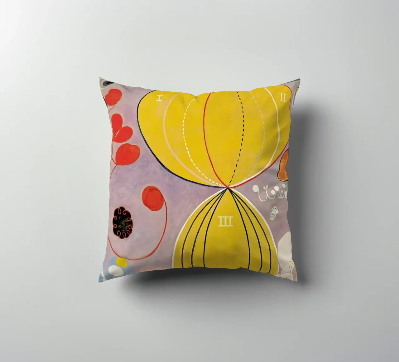 Hilma af Klint - The Ten Largest, No. 7 III cuscino da Vintage by JUNIQE