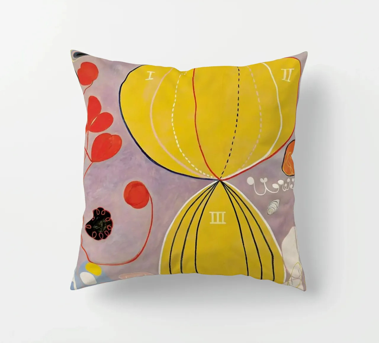 Hilma af Klint - The Ten Largest, No. 7 III cuscino da Vintage by JUNIQE