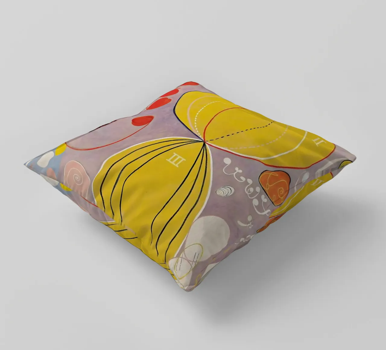 Hilma af Klint - The Ten Largest, No. 7 III cuscino da Vintage by JUNIQE