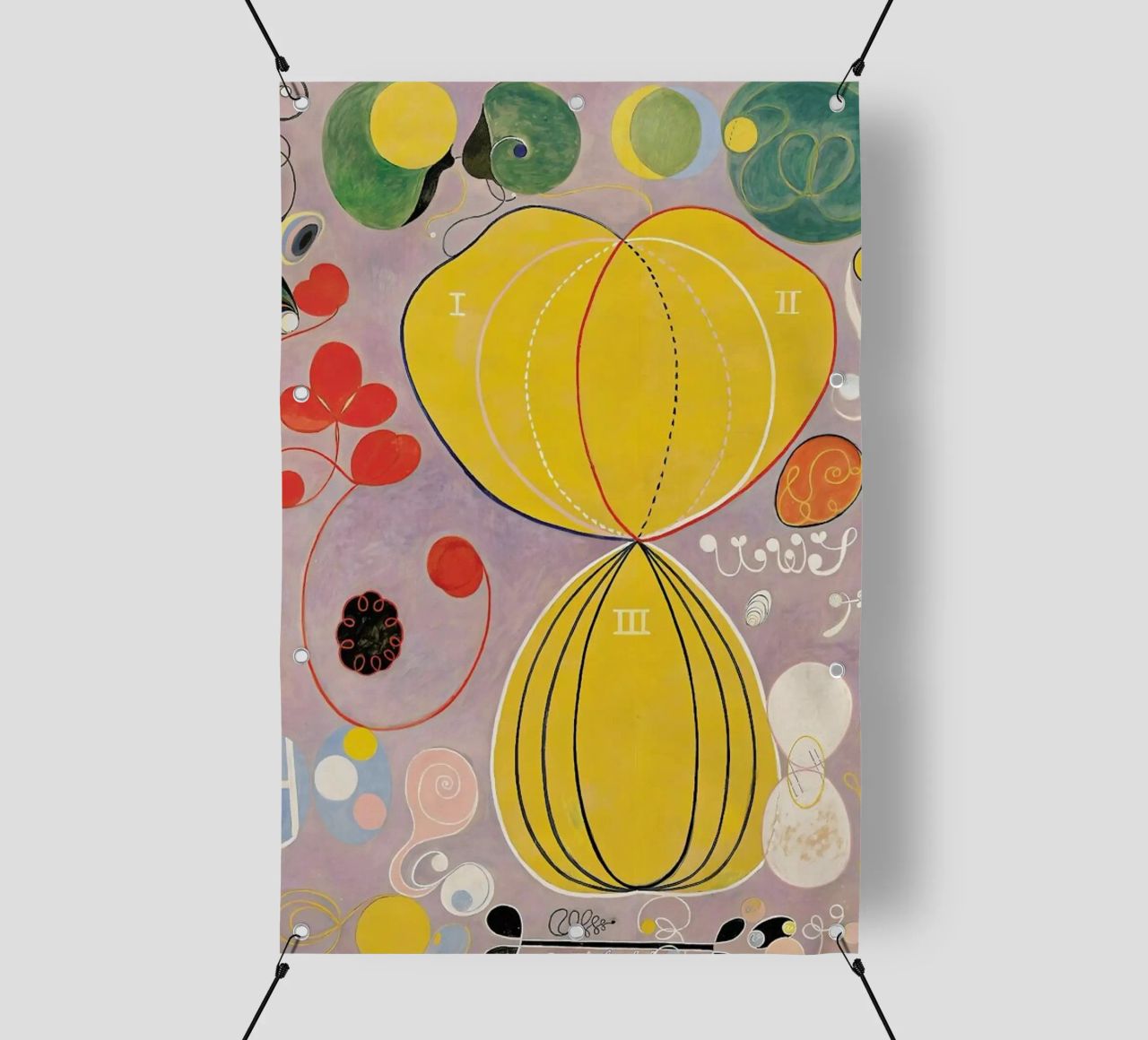 Hilma af Klint - The Ten Largest, No. 7 III telo in pvc da Vintage by JUNIQE