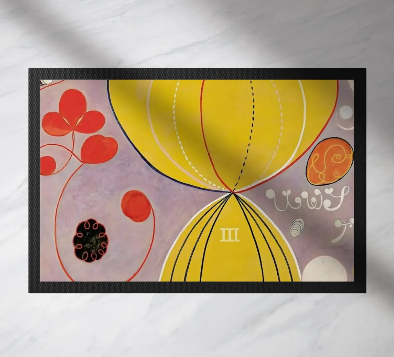 Hilma af Klint - The Ten Largest, No. 7 III zerbino da Vintage by JUNIQE