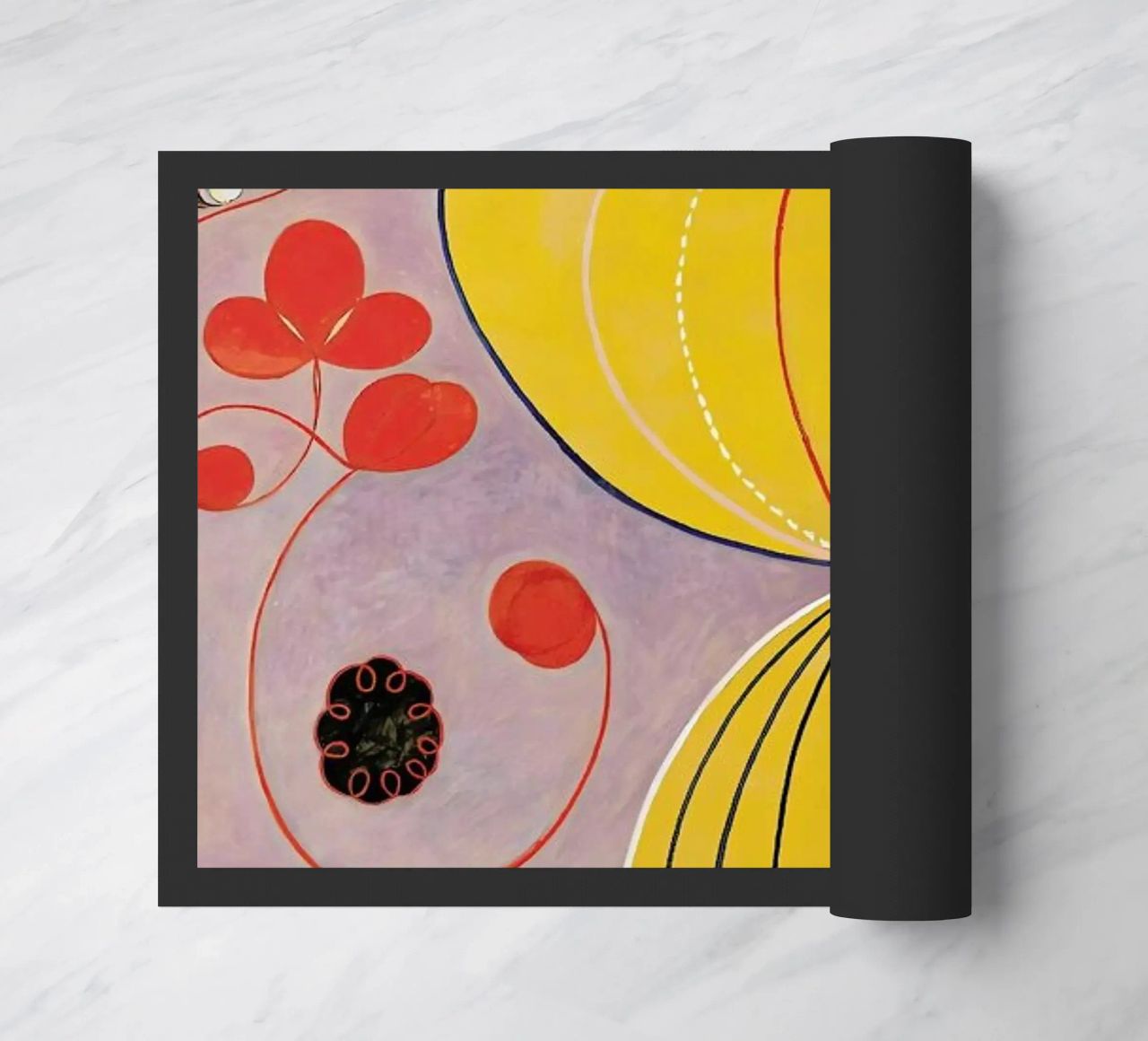 Hilma af Klint - The Ten Largest, No. 7 III paillasson de Vintage by JUNIQE