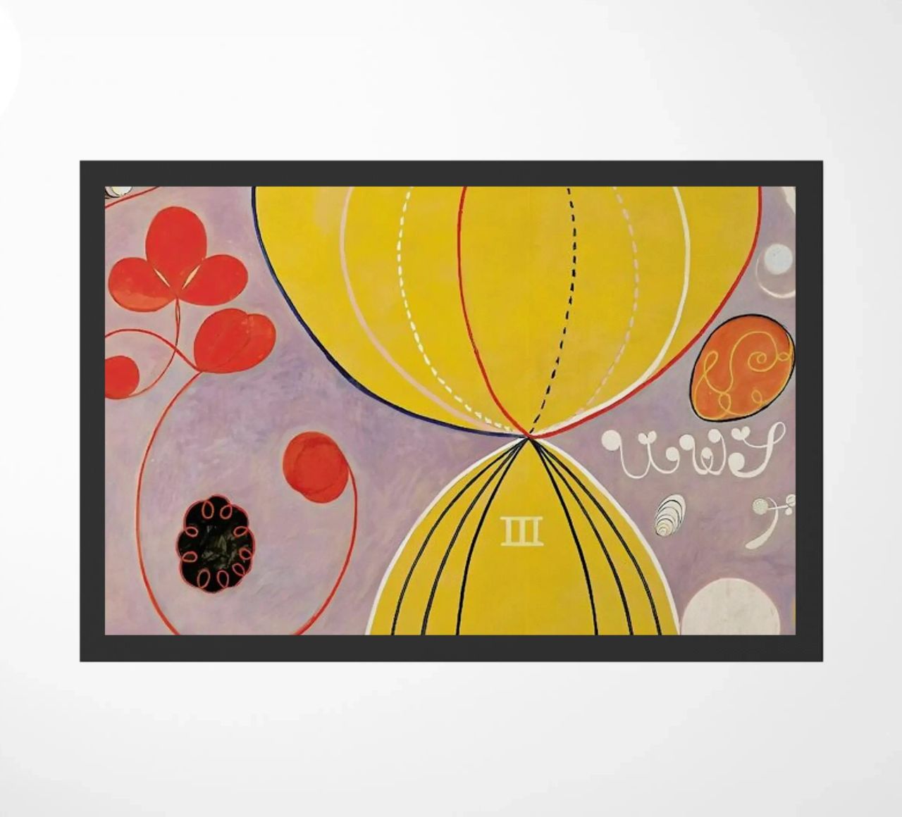 Hilma af Klint - The Ten Largest, No. 7 III paillasson de Vintage by JUNIQE