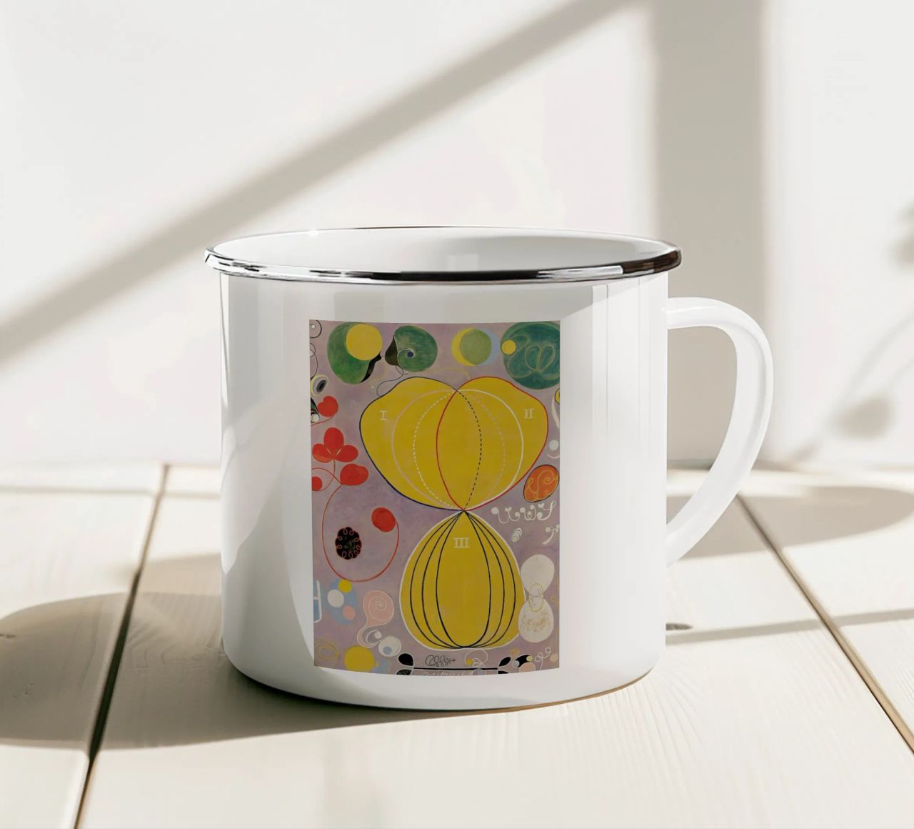 Hilma af Klint - The Ten Largest, No. 7 III mug en émail de Vintage by JUNIQE
