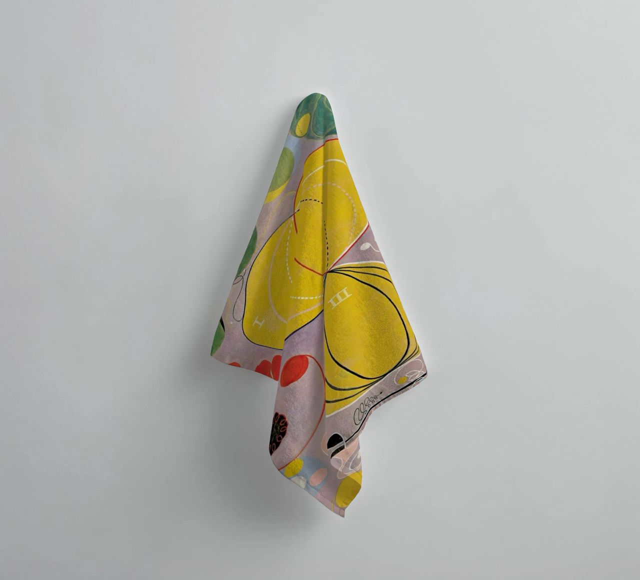 Hilma af Klint - The Ten Largest, No. 7 III serviette de bain de Vintage by JUNIQE