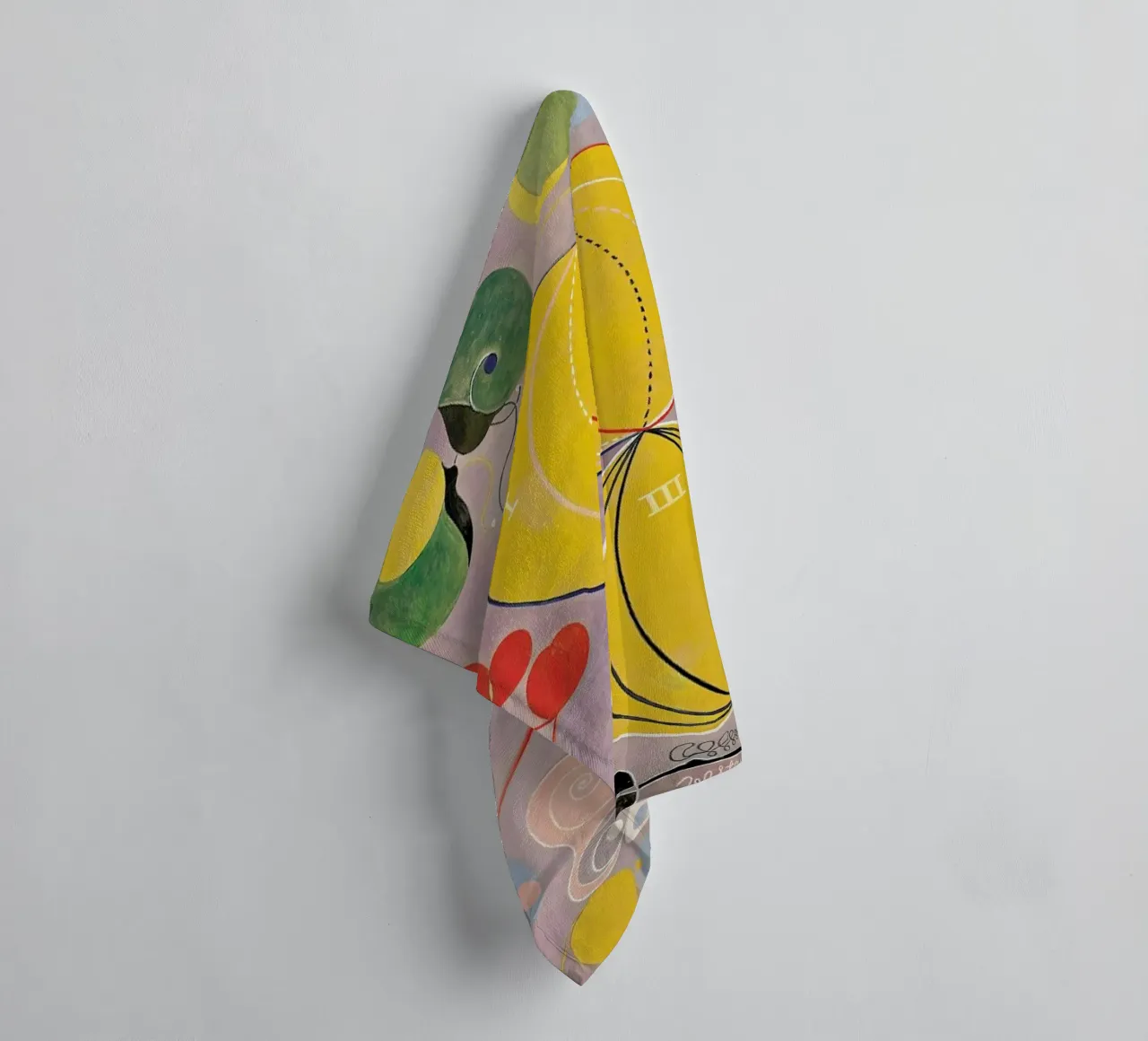 Hilma af Klint - The Ten Largest, No. 7 III Handtuch von Vintage by JUNIQE