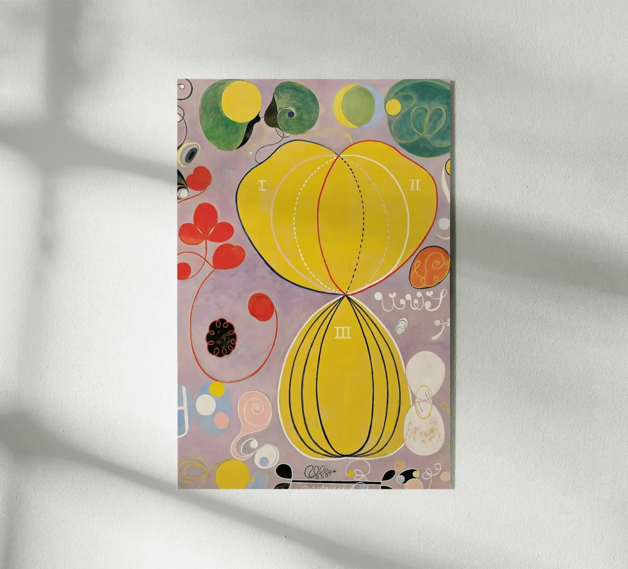 Hilma af Klint - The Ten Largest, No. 7 III metacrilato de Vintage by JUNIQE