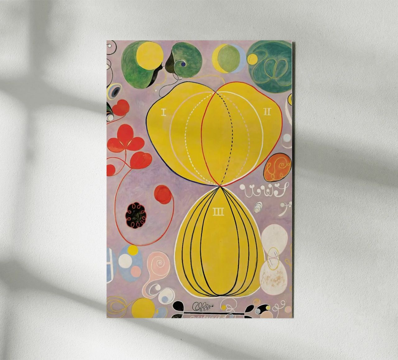 Hilma af Klint - The Ten Largest, No. 7 III alluminio dibond da Vintage by JUNIQE