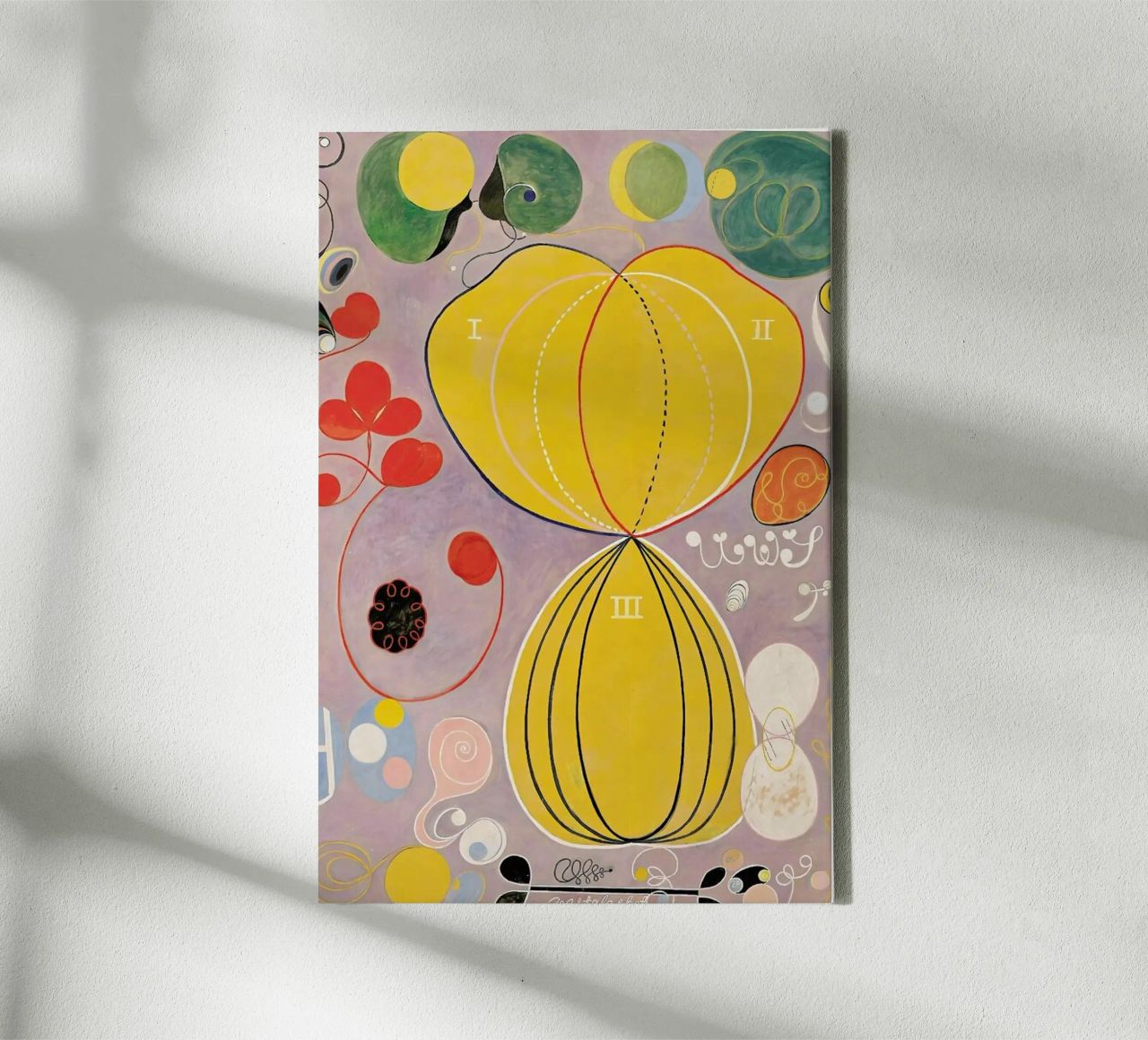 Hilma af Klint - The Ten Largest, No. 7 III canvas by Vintage by JUNIQE